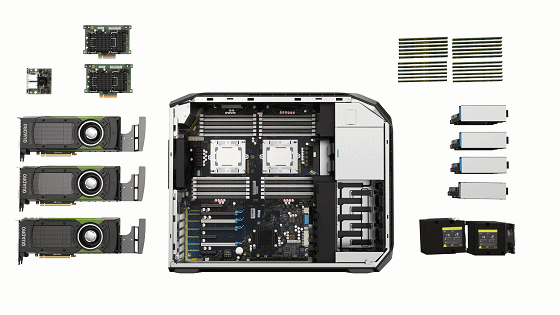 HP/ Работа Станция Z8G4 Двойная дорога золотая медаль 96 core служба устройство оказание Модель g кожзаменитель Вычисление 840 секунд T640 Hewlett-Packard