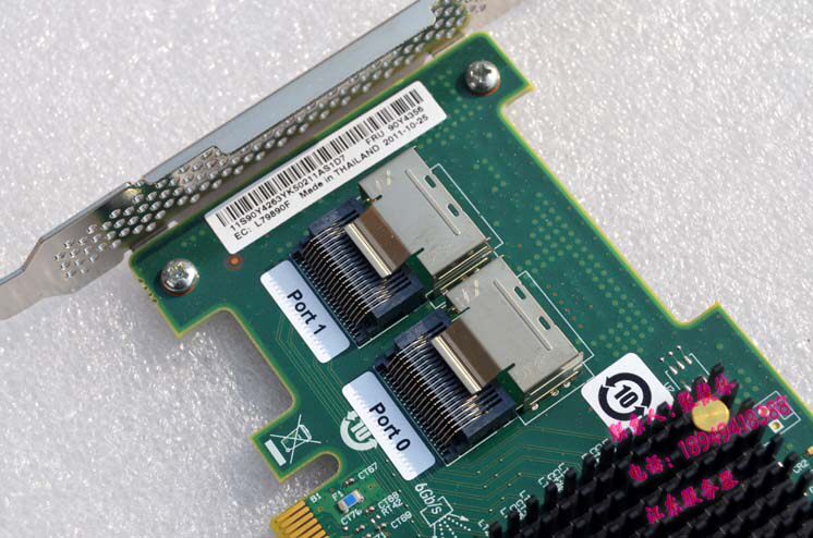 RAID-контроллер lsi 9211-8i 9200 9240 2008  6gb sas直通it群晖卡46m0861 6t 8t
