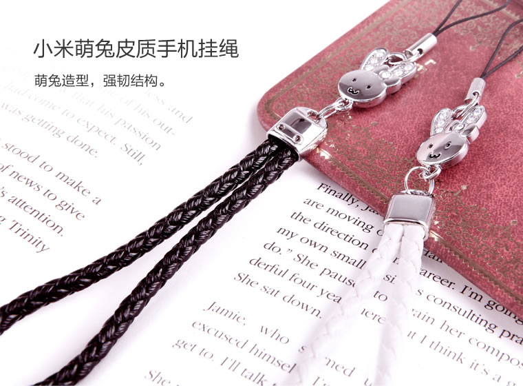 Xiaomi Mobile Phone Cute Rabbit Cortex Hanging Official Web White Black Yellow