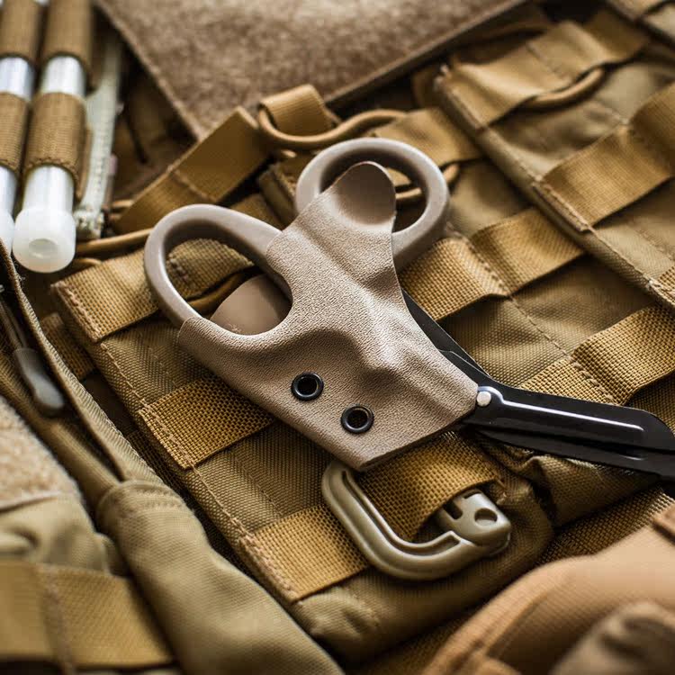 Thick military EMT scissors custom EMT scissors K shell emergency