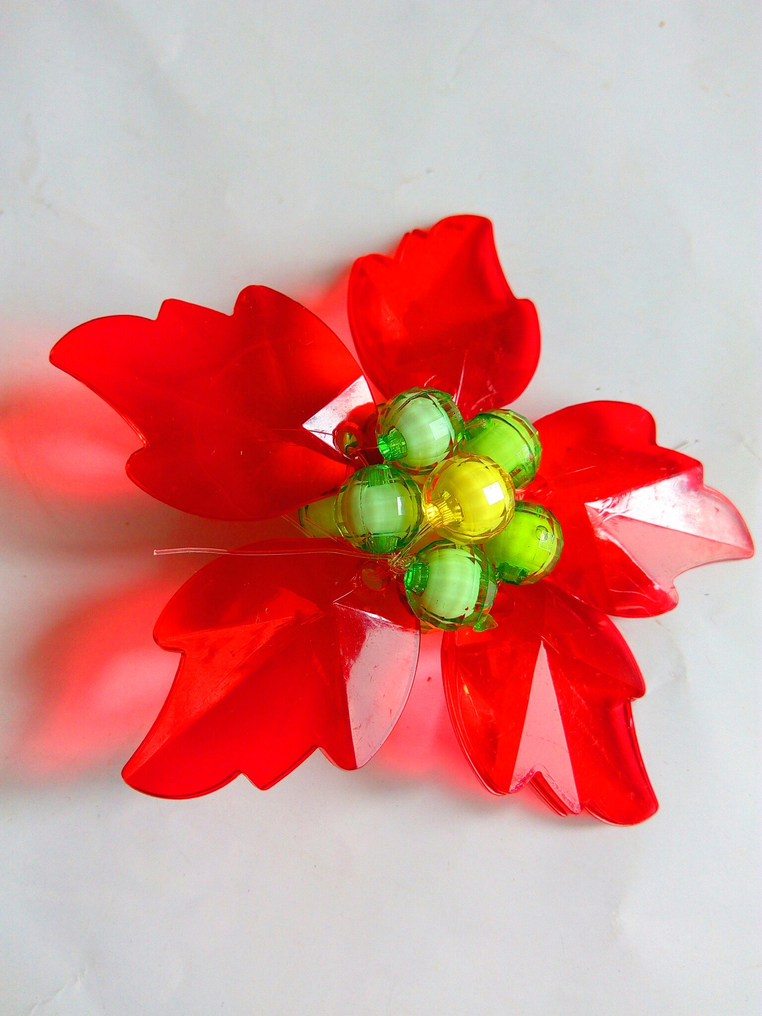 diy hand made full moon 1 year 3 year old 12 birthday chiche money lock colorful beads money lock double layer of flowers finished product