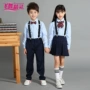 Mẫu giáo vườn quần áo mùa xuân và mùa thu thiết lập trường tiểu học Hàn Quốc phiên bản của người Anh gió đồng phục học sinh trẻ em dài tay cao đẳng gió dịch vụ đẳng cấp tùy chỉnh váy trẻ em 10 tuổi