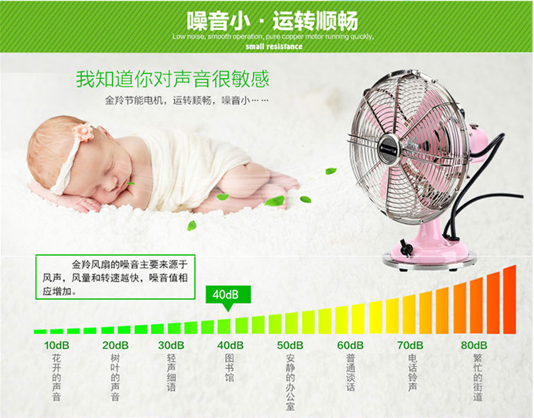 máy quạt mini Jinling FT-20F4 8 inch / 10 inch / 12 inch máy tính để bàn cổ quạt bàn xuất khẩu quạt điện bằng đồng - Quạt điện quạt treo trần nhà