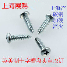 10 # GB845 galvanized cross disc head self-tapping screw cross head self-tapping nail wood screw 4 8 series