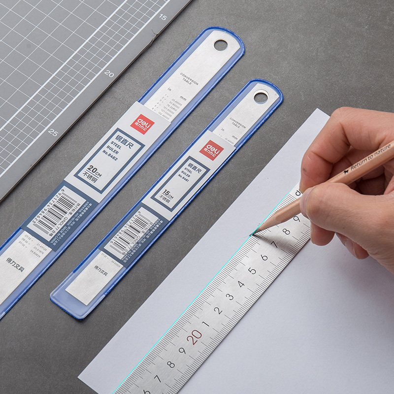 Able steel ruler ruler 30 50 cm stainless steel measuring tool woodworking drawing drawing ruler