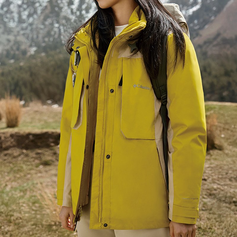 Columbia Columbia Jacket Women's 25 Autumn and Winter Outdoor down Liner Three-In-One Jacket Wr5898