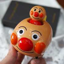 Japan Anpanman imported water bath clockwork floating toy Propeller floating boat Piggy boat