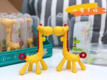 Foreign trade children fawn teether Giraffe teether baby baby molar stick full silicone toy bite tooth glue