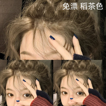 Free Float Linen Cold Brown Rice Tea Color Hair Dye Cream Green Wood Smoldering Green Womens Milk Tea Linen Grey Brown Plant Pure 2022