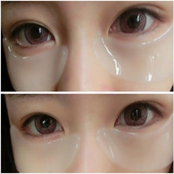 正品胶原蛋白水晶眼贴膜去眼袋黑眼圈细纹补水紧致去淡化韩国10对