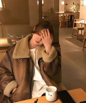 Japan SLY2021 Winter lamb fur wool as a velvety lamb suede locomotive clothes jacket jacket woman