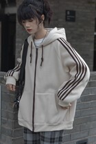 Japan SLY plus velvet jacket Womens autumn winter 100 lap 2021 New fashion casual baseball uniforms thickened