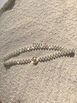 Japan BM Melville retro pearl belt womens dress accessories all-match waist elastic chain