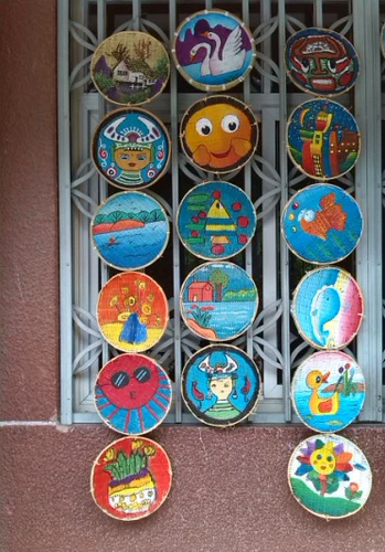 Совок для детского сада, художественная художественная роспись для рисования, фартук для рисования для письма