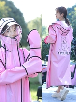 Electric car Rain Divine Instrumental Raincoat Wear Style Women Pedal Motorcycle Special New Rain Cape separation Senior