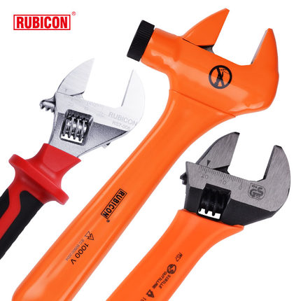 Robin Hood RUBION Fully Insulated Active Wrench 10 Inch Opening Wrench Import Insulation Tool RFV-010
