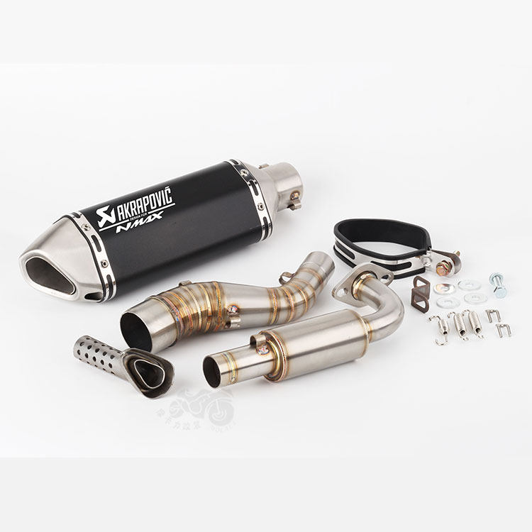 Motorcycle scooter modification NMAX125 NMAX155 front section 2014-2017 Back pressure belt drum front section small hexagon