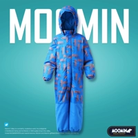 Moomin Muming Children Mặc con trai và Children Siamese Ski Suit Áo khoác ngoài trời Jumpsuit chống nước 90-130 áo khoác thu đông cho bé