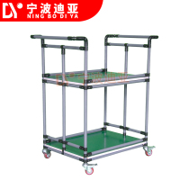 Manufacturers custom-made canvas cotton bag turnover car anti-static wire bar trolley lean tube turnover car logistics car