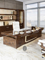 Presidents office Presidents desk desk combination office chair high-end atmospheric paint baking paint modern luxury