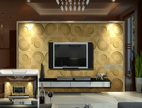 Sandstone wall brick Sun and moon wall brick Sofa background wall High-end TV background wall brick Sandstone plate cultural stone