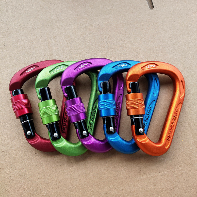 climbx HMS TWIST LOCK Frosted Filament Climb Main Lock Climbing H Lock 25KN CE Certification