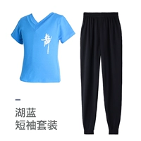 Штаны, V-образный вырез, короткий рукав