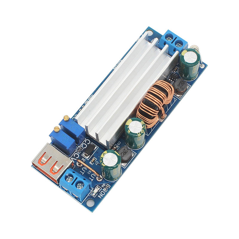 低压专用DC 2-24V3.7V5V升3-30V大功率80W升压模块 恒压恒流带USB