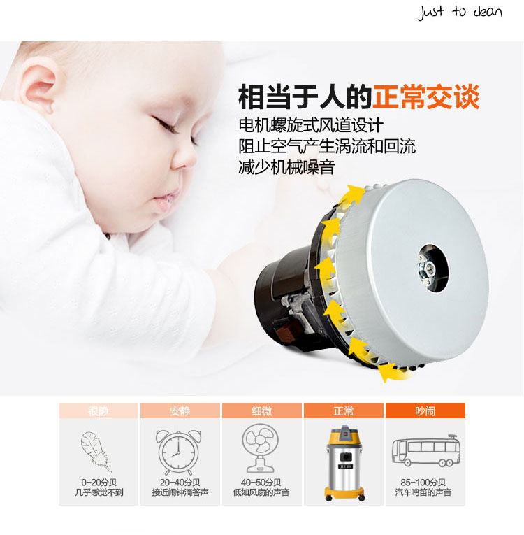 Máy hút bụi Jieba BF501 Máy hút nước gia đình mạnh mẽ rửa xe công suất cao ướt và khô sử dụng kép 1500W - Máy hút bụi máy hút bụi cầm tay bosch