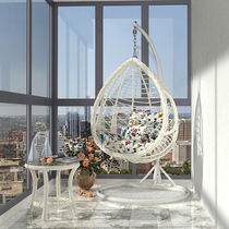 Net swing swing hanging chair rocking chair swing hanging basket rattan chair balcony hanging orchid chair adult indoor hammock home rocking basket chair