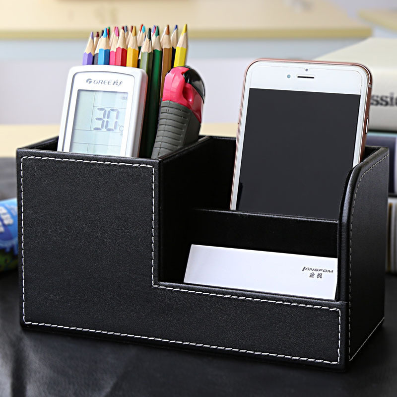 Pen Holder Creativity Fashion O Style Students Versatile Desktop Supplies Office Korea Stationery storage box Little fresh