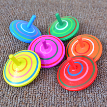 Wooden large gyro children Primary School students traditional nostalgic small toys color 3-4-5-8-10 years old kindergarten