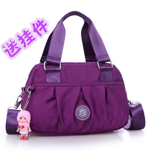 Cloth bag women's handbag new tide nylon Oxford cloth bag casual shoulder cross women's small bag messenger bag