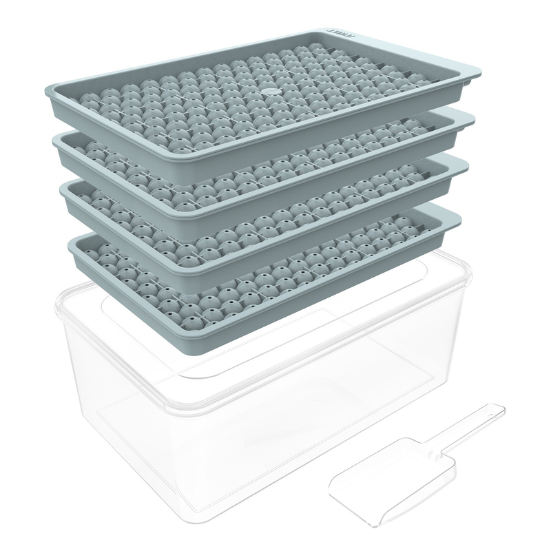Amazon's Same Model Mini Ice Hockey 159-Grid Four-Pack with Box and Ice Scraper, New Type