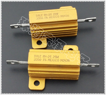 Imported Mexico 330R 25W DALE RH-25 330 Euro aluminum case wire wound resistor 330 Ω