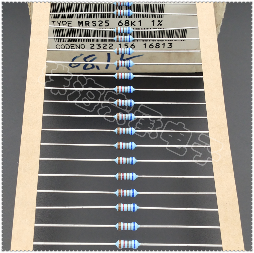 Import Czech 68 1K 0 25W VISHAY MRS25 1 4W 1% METAL FILM RESISTANCE GENERATION 68K