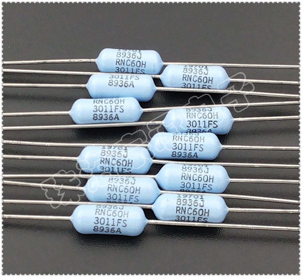 Imported US 3 01K 0 5W DALE RNC60H 1 2W metal film resistor VISHAY 3K01