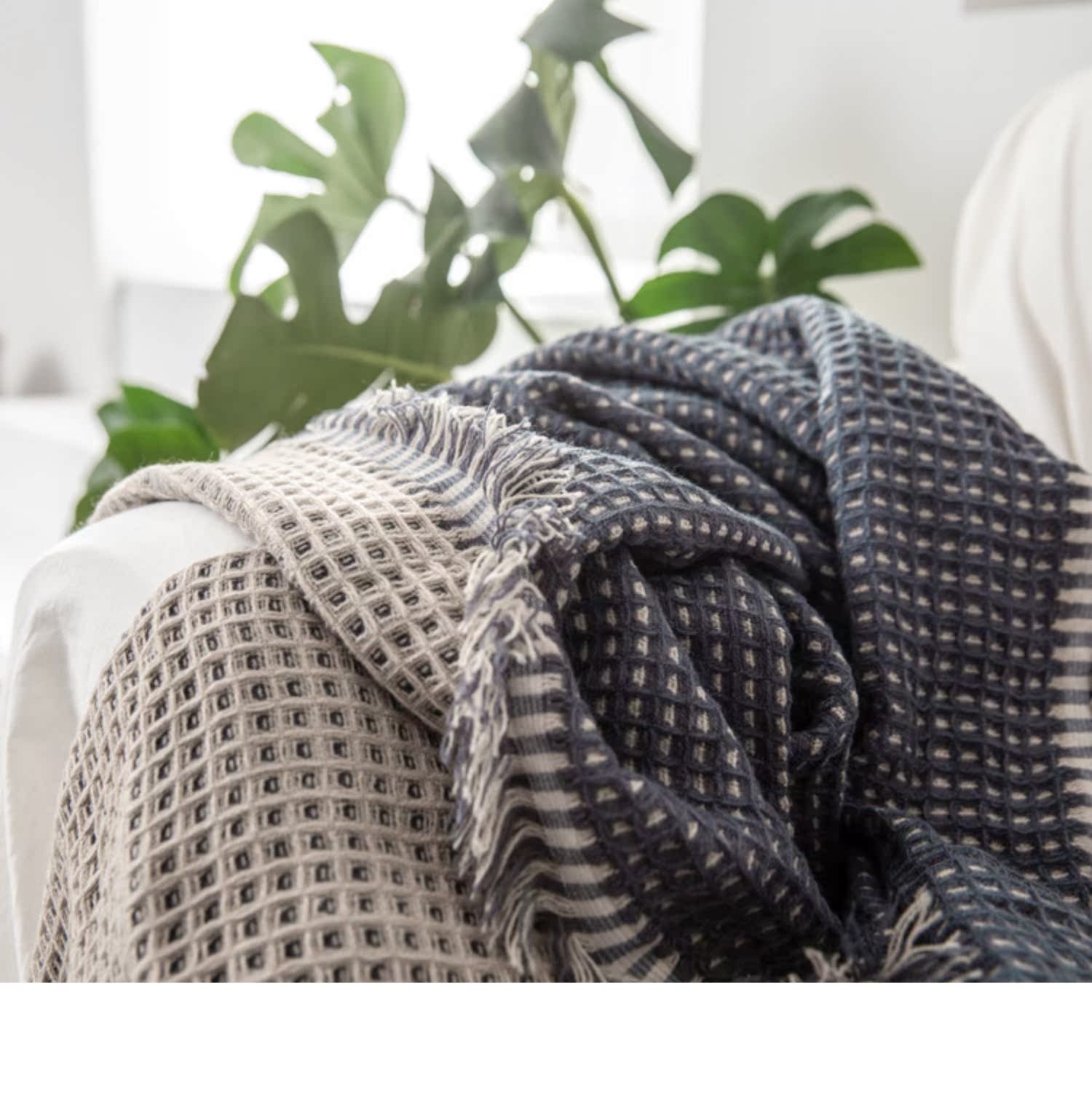 Sofa giải trí chăn điều hòa phòng ngủ trưa khăn đơn che gió Bắc Âu phòng ngủ giường ngủ phòng khách mùa trang trí chăn - Ném / Chăn chăn lông cừu nhân tạo