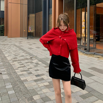 Lin Xiaolins Red Street Red Street Fried Street Scarf jacket Hooded Sweater Jacket Woman Cardiovert 2020 New Attrition Suit