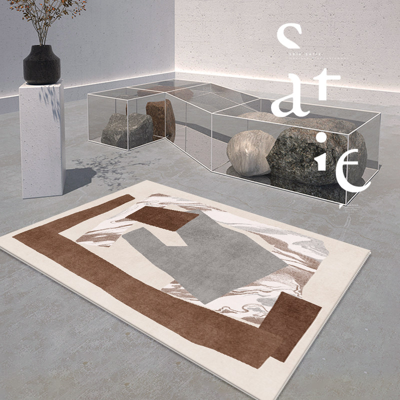 Nordic INS style bedroom carpet room abstract original light luxury ore bedside blanket living room coffee table abstract floor mat