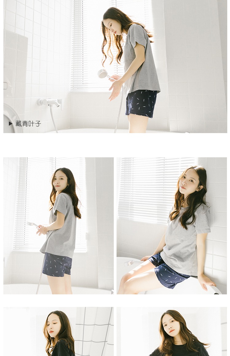 Quần short ở nhà, đồ ngủ, quần short mùa hè của phụ nữ, cotton ở nhà, học sinh lỏng lẻo, phiên bản Hàn Quốc, quần mỏng mùa hè, có thể mặc bên ngoài sịp nam