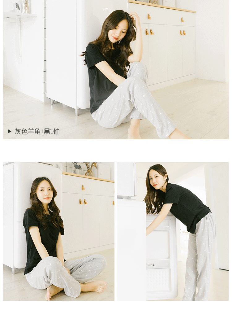 Bộ đồ ngủ ngắn tay cotton kiểu Nhật Bản phù hợp với phụ nữ mùa hè Phiên bản Hàn Quốc của những sinh viên dễ thương và tươi mới có thể mặc dịch vụ tại nhà bộ đồ ngủ nữ