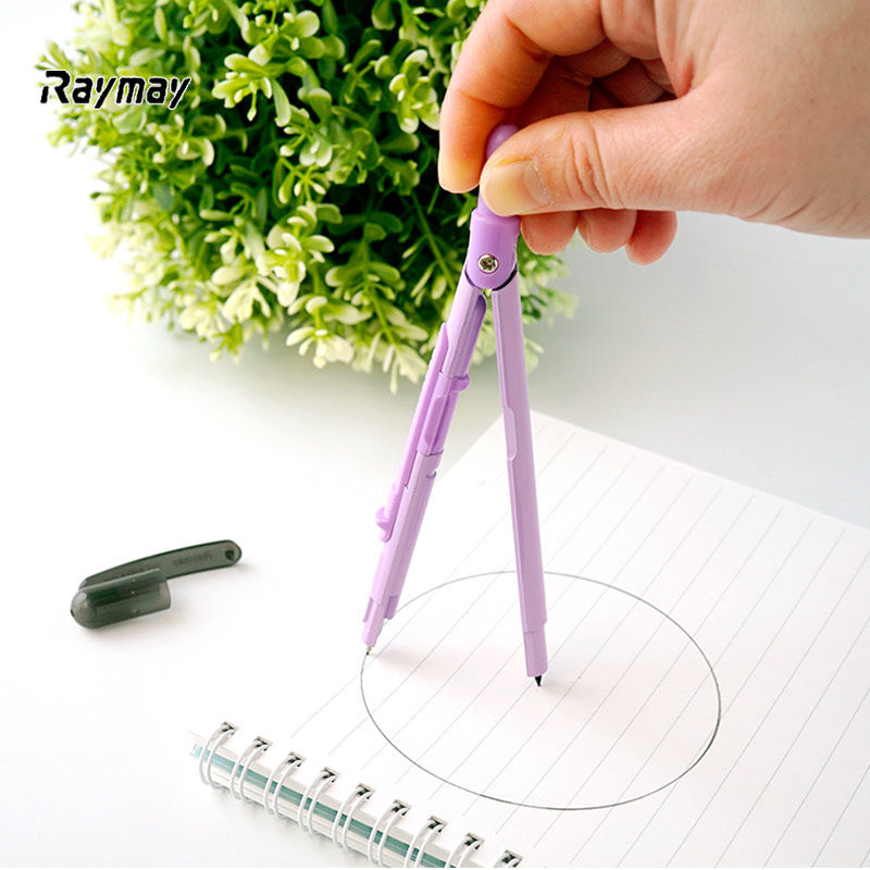 Japan Raymato Fujii Pen Style Compasses Small Freshening Students Examination Metal Safe Automatic Pencil Compasses