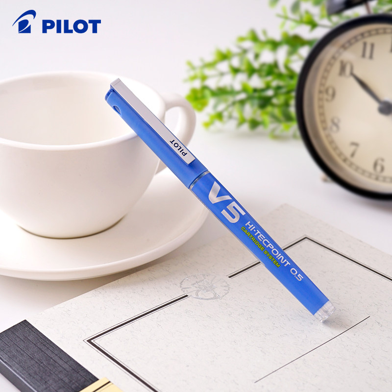 Japanese PerelPILOT BXC-V5 Upgraded Version of Exchangeable Core Exam Special Straight Liquid Water-based Ballpoint Pen Office Water-based Pen