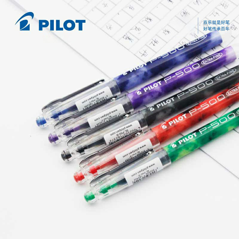 Japan Imported Bagle P500 Speed Dry Middle Sex Pen BL-50 Black Exam Special 0 5 Color Needle Water Pen