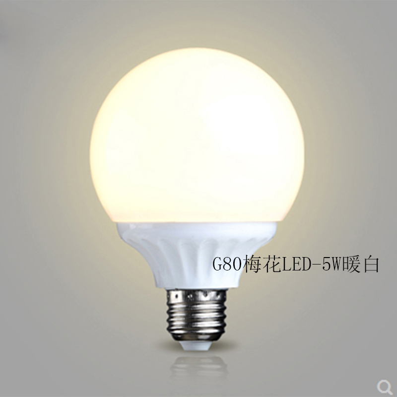 LED Bulb Dragon Bead Bubble Bulb Lamp Energy Saving Bulb E27 Screw Mouth Make-up Bench Mirror Front Light Warm White Warm Yellow Wedding Light