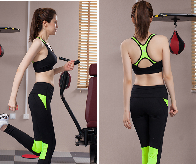 Yoga áo ngực vest khuôn mẫu tập hợp yoga đồ lót chạy thể thao chống sốc áo ngực tập thể dục áo ngực chống võng áo ngực thể thao tốt