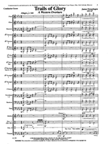 Glorious Footprints Wind Ensemble: Brass Woodwind Percussion Score Part Audio