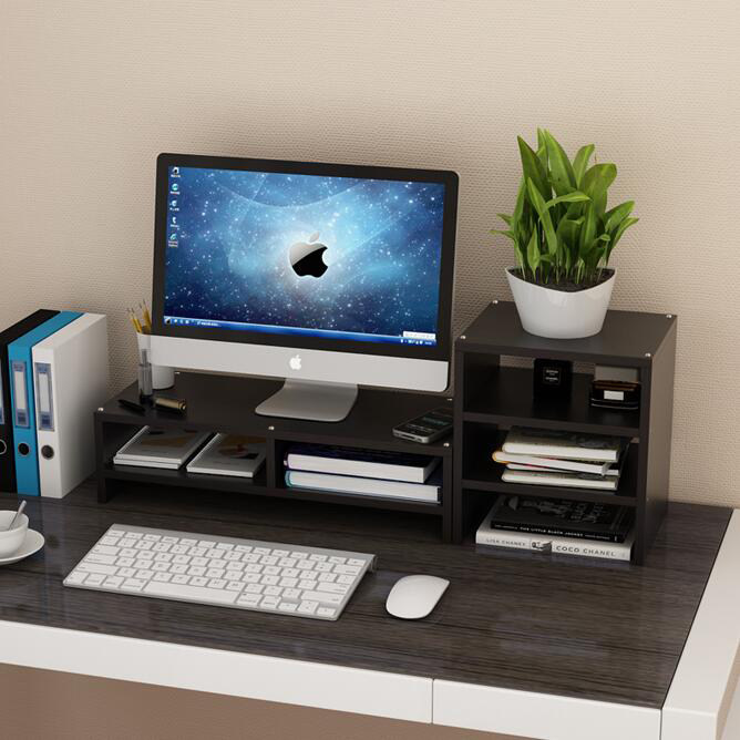 Office computer screen screen heightening stand guard neck liquid crystal base table top containing box set items finishing