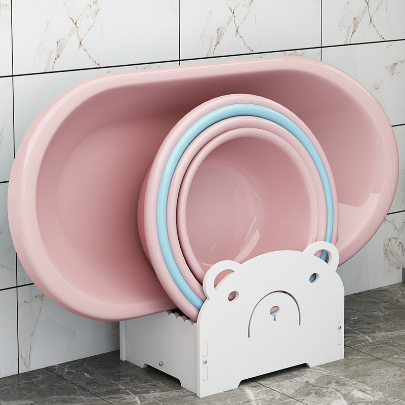 Bathroom Racks MAKEUP ROOM FACE BASIN RACK WASHROOM WASHOUT TERRACE TOILET BABY BASIN STORAGE FLOOR SHELF FLOOR HOME